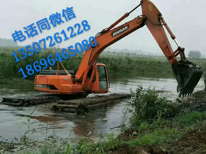 优惠价供应水陆挖掘机出租广州水上挖机租赁公司